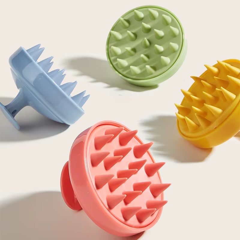 Wet and Dry Scalp Massage Silicone Brush