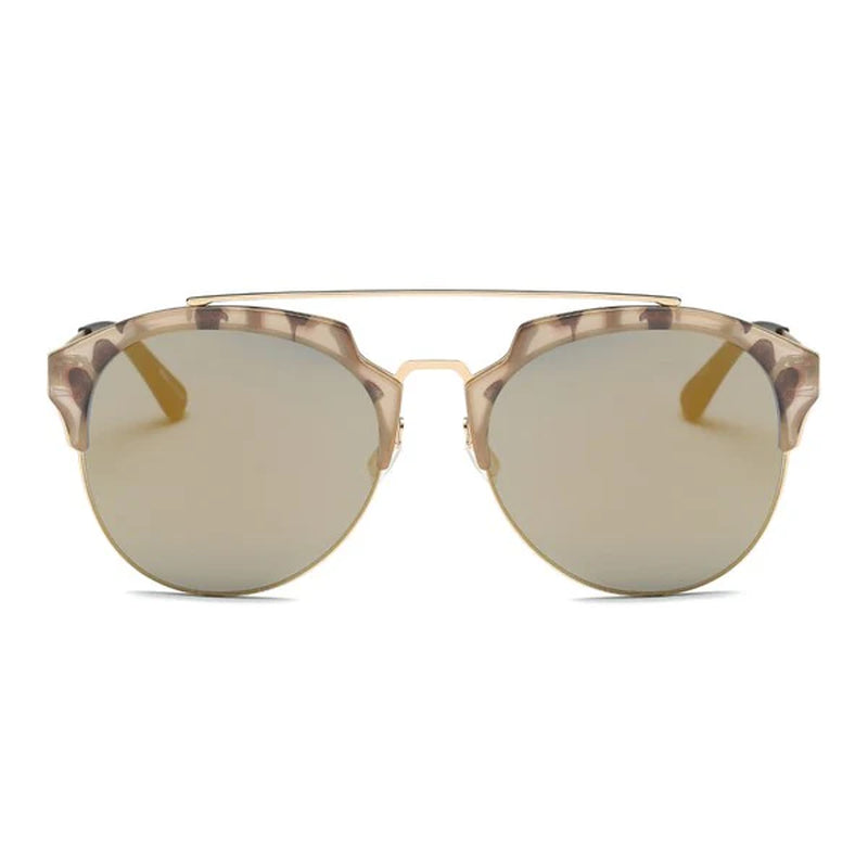 Women round Cat Eye Fashion Sunglasses
