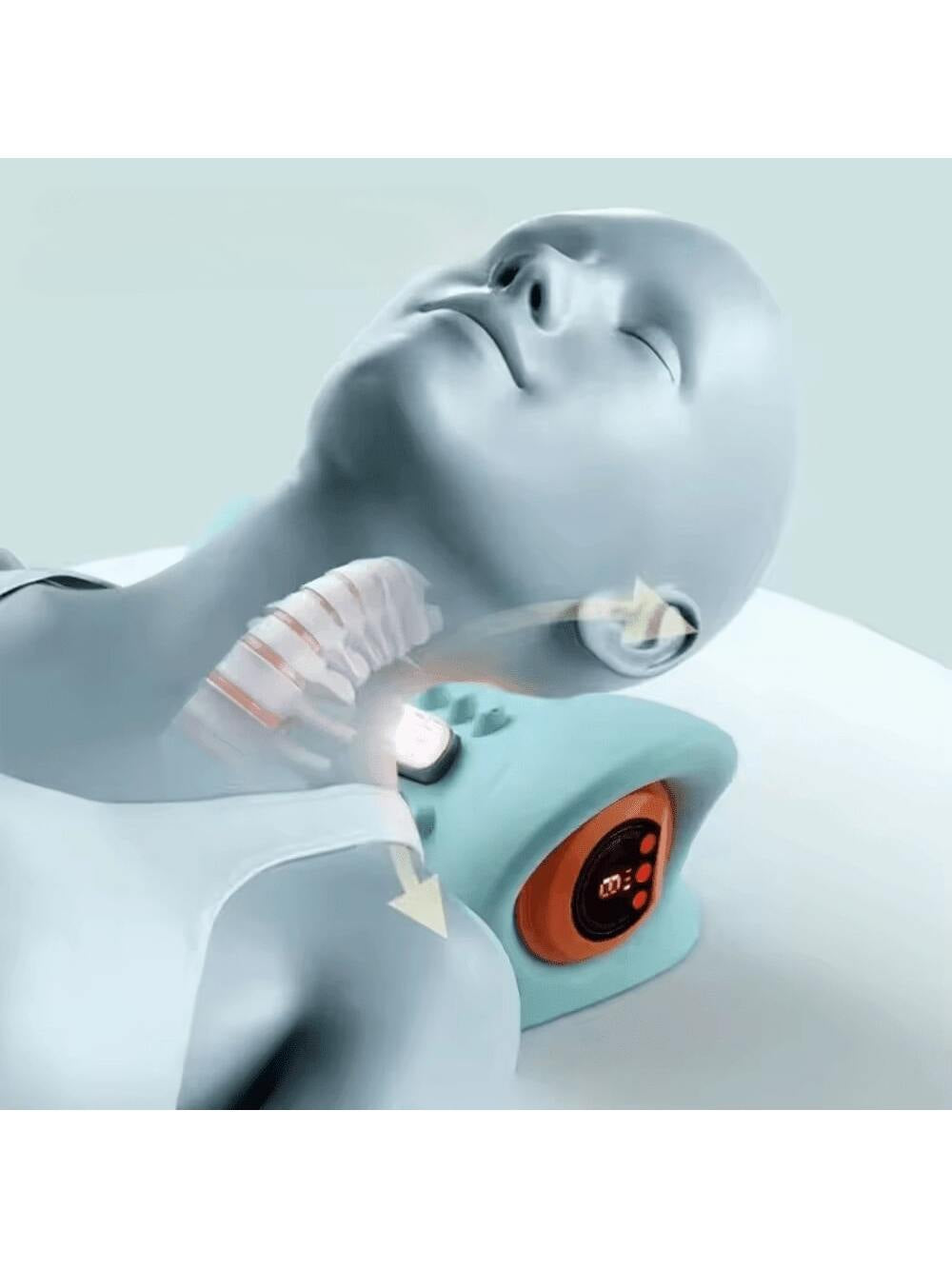 3D Dynamic Vertebra-Rechargeable Electric Neck and Shoulder Massager with Deep Tissue Relief - USB Powered for Home, Office, Travel, Gift for Parents and Elders Relaxation Relax Neck Shoulder Massager