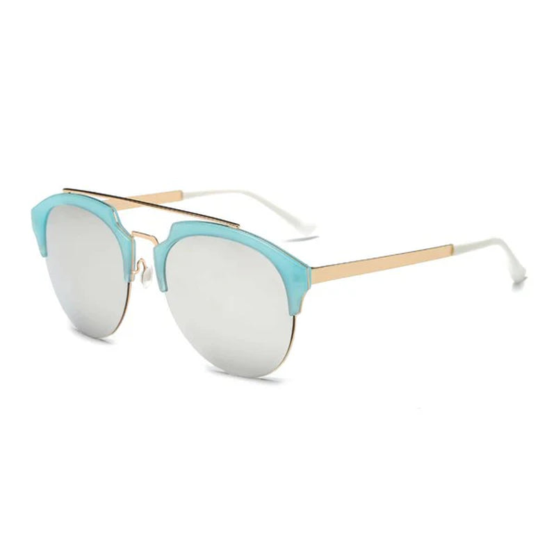 Women round Cat Eye Fashion Sunglasses