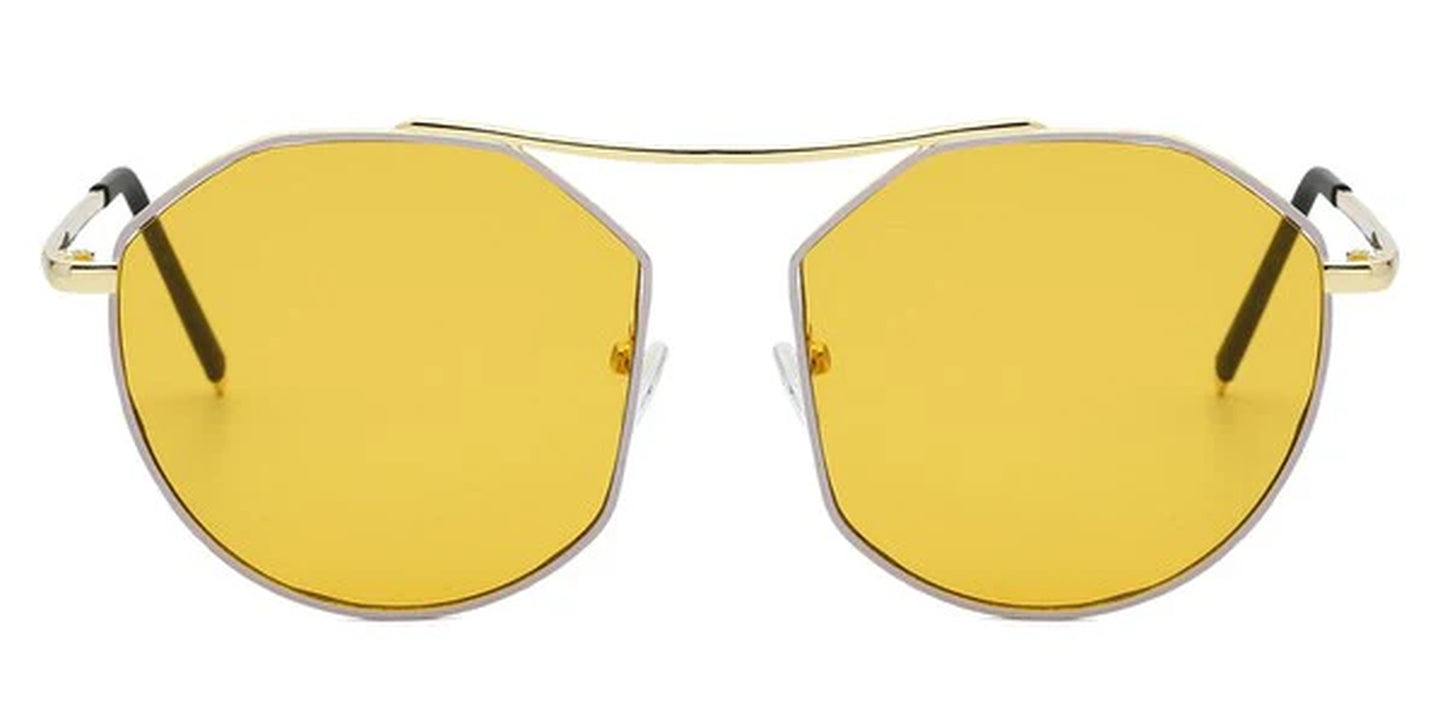 Round Geometric Fashion Sunglasses
