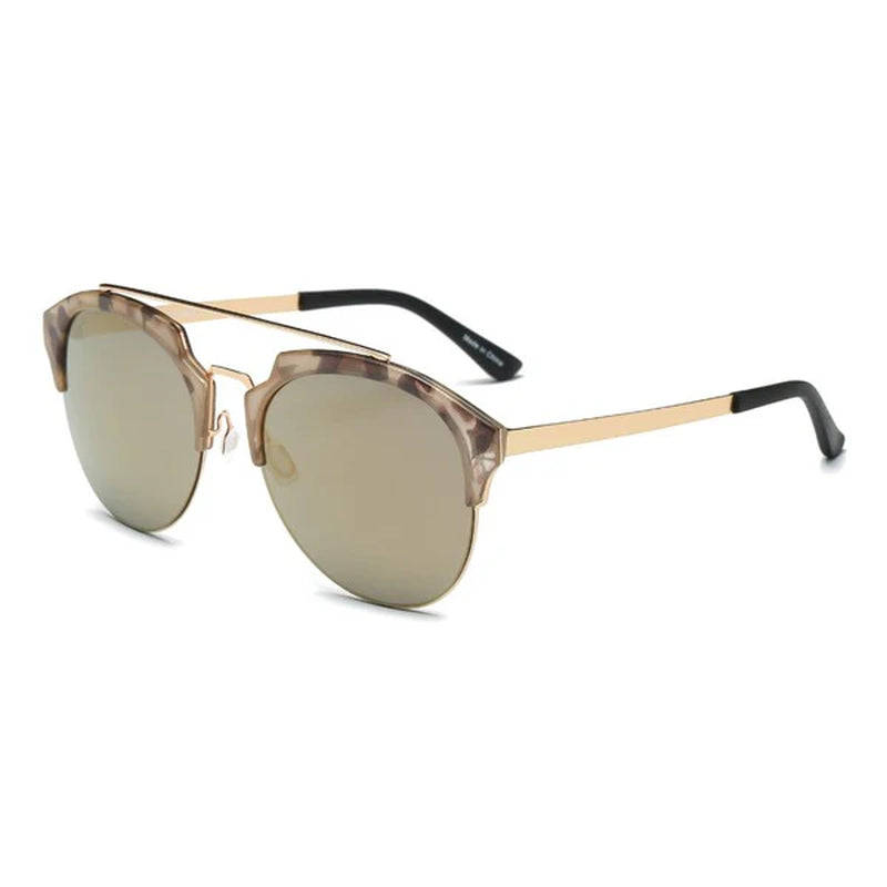 Women round Cat Eye Fashion Sunglasses