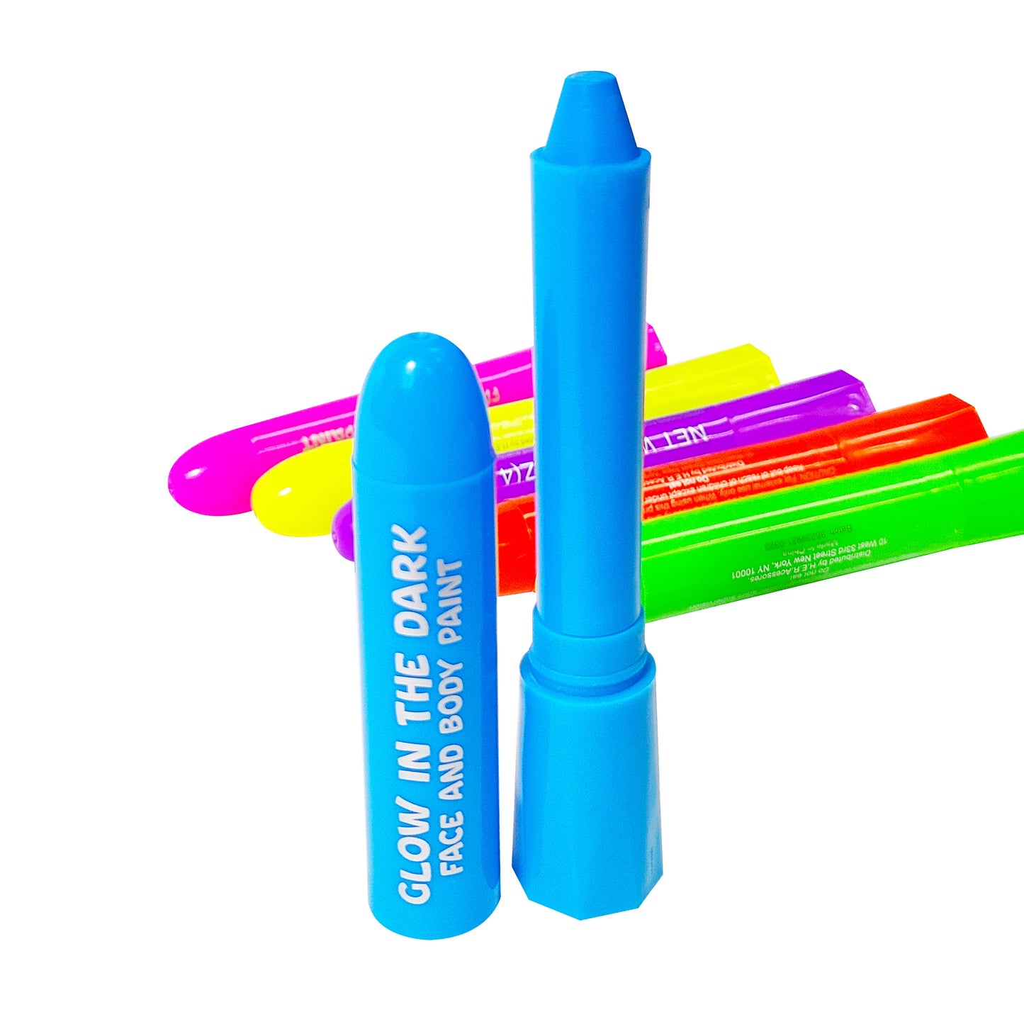Glow Face Paint, 6 Pack,