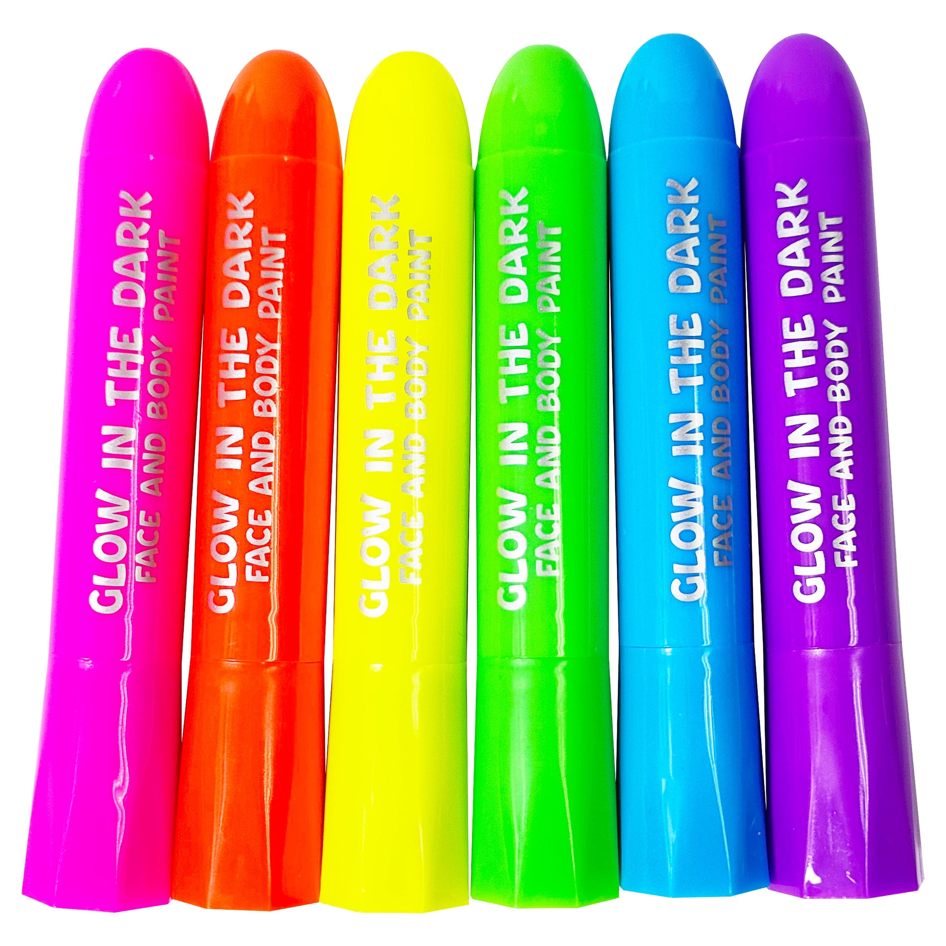 Glow Face Paint, 6 Pack,