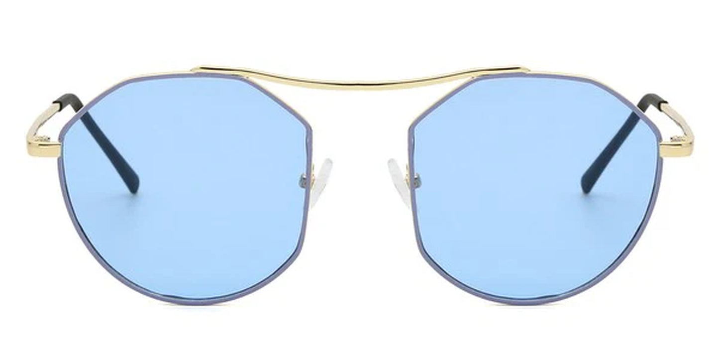 Round Geometric Fashion Sunglasses