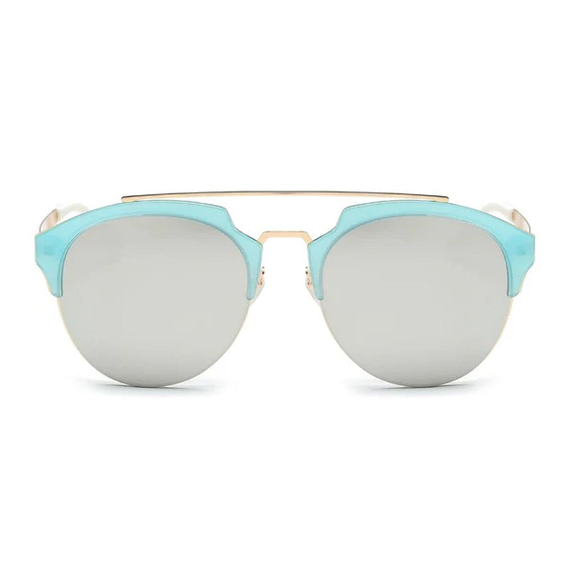 Women round Cat Eye Fashion Sunglasses