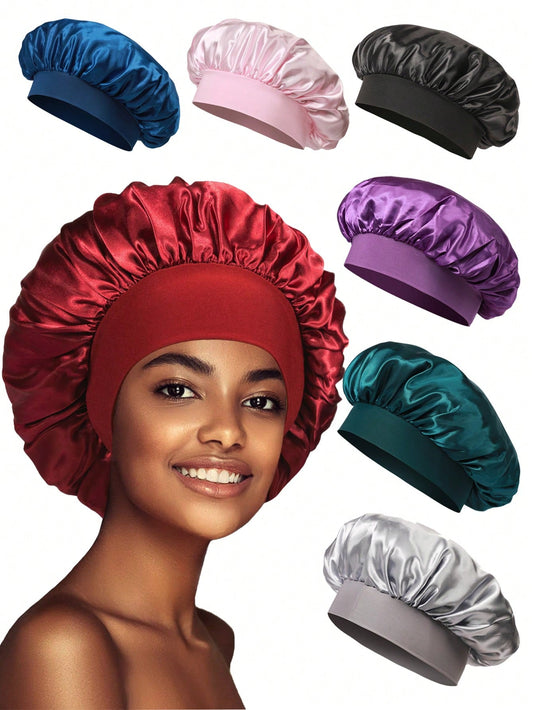 Satin Lined Silk Bonnet for Curly Hair