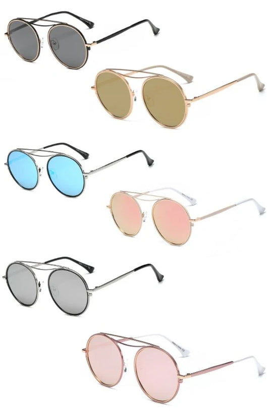 Unisex Polarized round Fashion Sunglasses