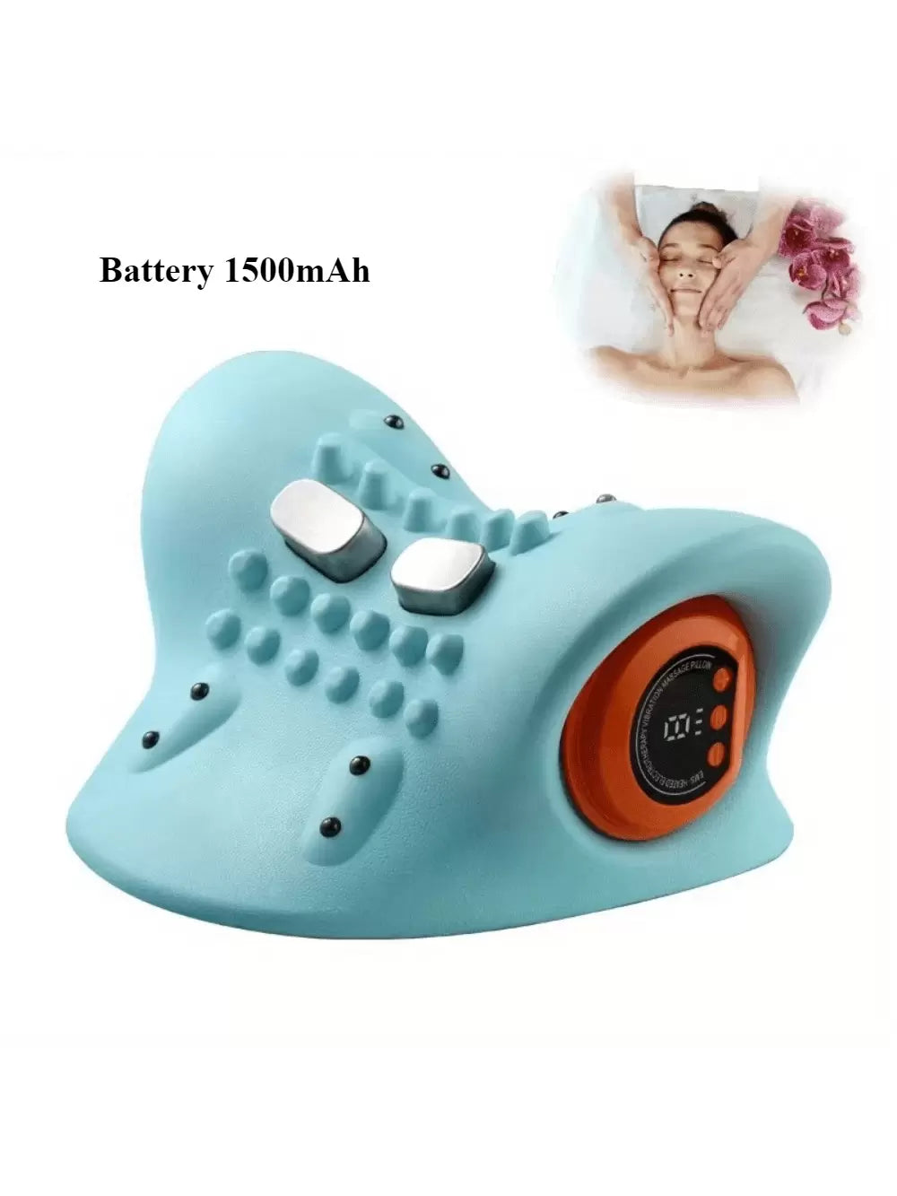3D Dynamic Vertebra-Rechargeable Electric Neck and Shoulder Massager with Deep Tissue Relief - USB Powered for Home, Office, Travel, Gift for Parents and Elders Relaxation Relax Neck Shoulder Massager