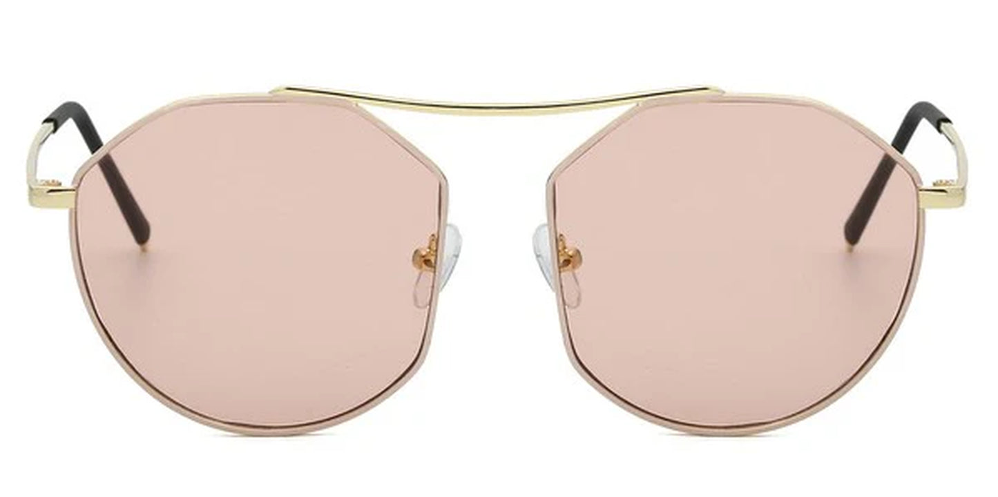 Round Geometric Fashion Sunglasses