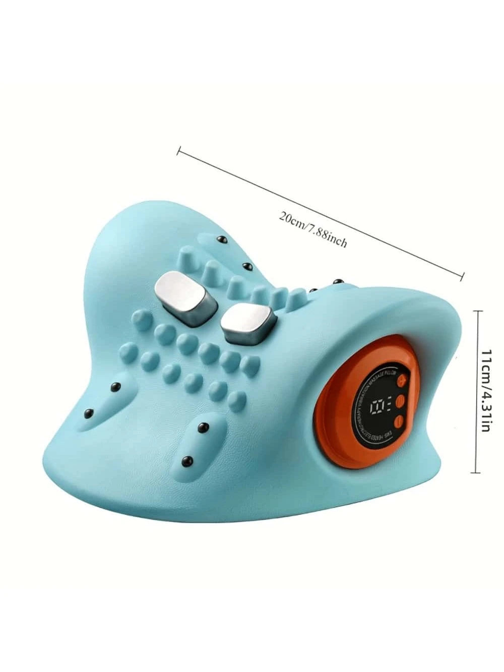 3D Dynamic Vertebra-Rechargeable Electric Neck and Shoulder Massager with Deep Tissue Relief - USB Powered for Home, Office, Travel, Gift for Parents and Elders Relaxation Relax Neck Shoulder Massager