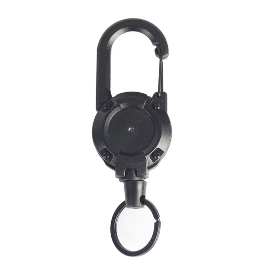 1Pcs Anti-Theft Metal Easy-To-Pull Buckle Rope Elastic Keychain Sporty Retractable Key Ring anti Lost Yoyo Ski Pass ID Card